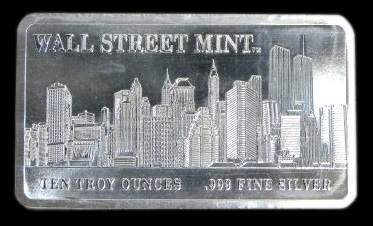 Wall Street Mint Silver Bar